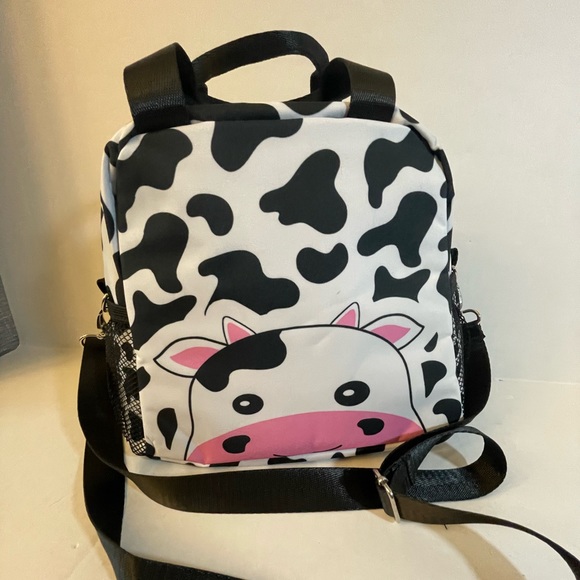 Fun Smiling Cow Insulated Lunch Tote - Picture 1 of 3